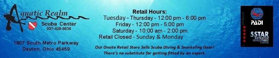 Aquatic Realm Scuba Web Banner